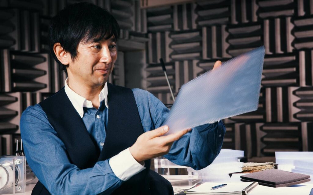 Susumu Miura, l’un des ingénieurs de Nissan à l’origine de la création de ce nouvel isolant phonique. © Nissan