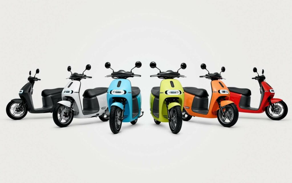 Les scooters électriques Gogoro sont appréciés pour leur look sympa, leurs performances et leur robustesse. © Gogoro
