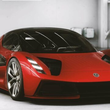 La Lotus Evija dans sa livrée rouge est vraiment superbe. © Lotus Cars