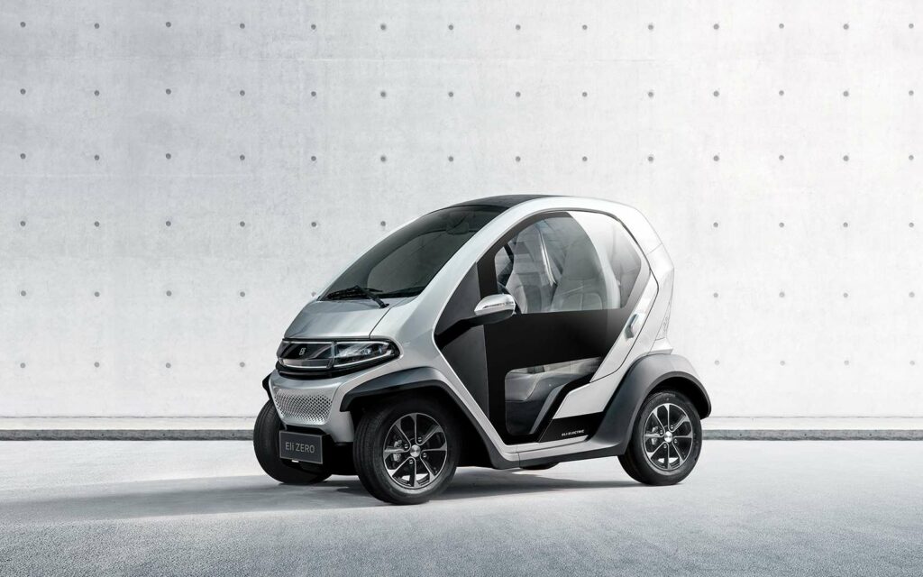 L’Eli Zero est un peu moins longue que la Citroën Ami. © Eli Electric Vehicles