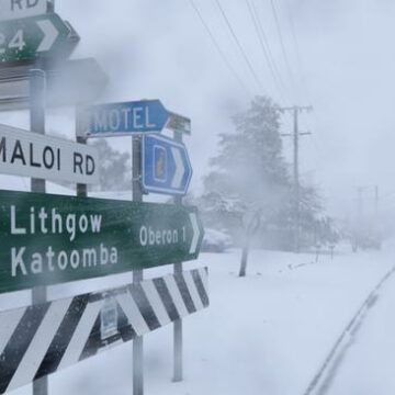 Tiempo de NSW; nieve; vientos extremos
