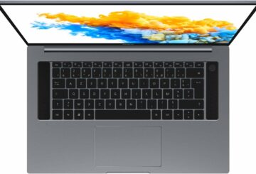Elégant et fin, le MagicBook Pro de Honor ressemble de loin au MacBook Pro d’Apple, avec un tarif bien plus accessible. © Honor