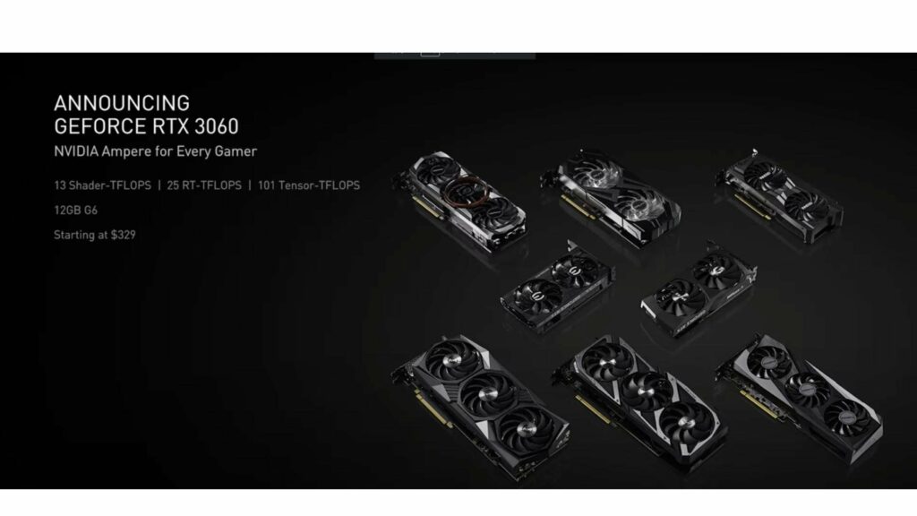 CES 2021: Nvidia presenta la RTX 3060 y Ampère llega a los portátiles
