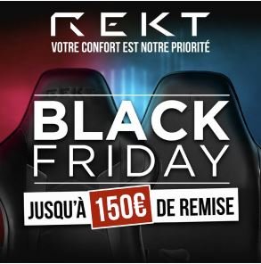 [Black Friday] ¡Hasta 150 euros de reducción en REKT, la silla RGo baja a 389 €!  |  Diario del friki