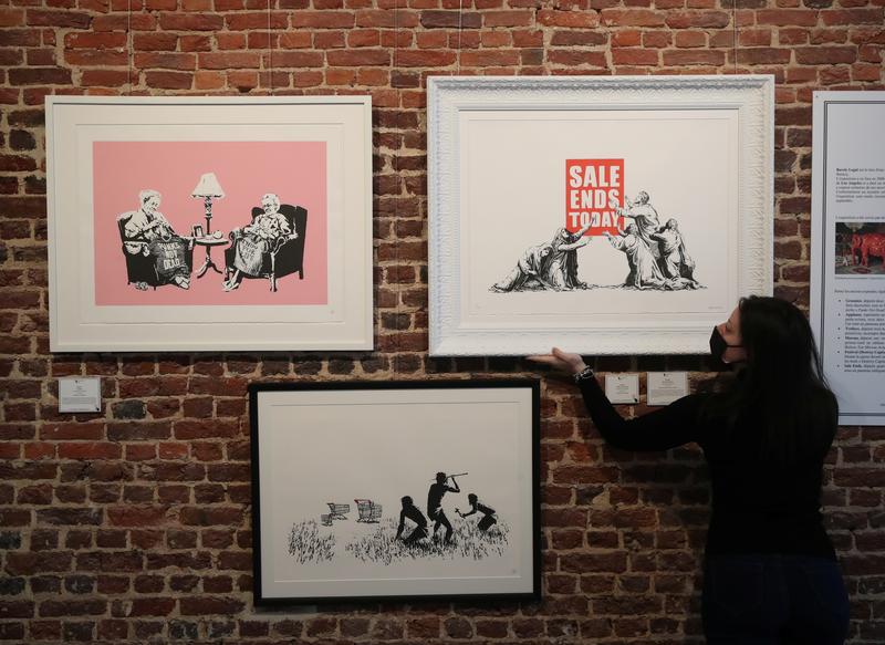 Exposición que abarca los 15 años de Banksy se inaugura en Bruselas