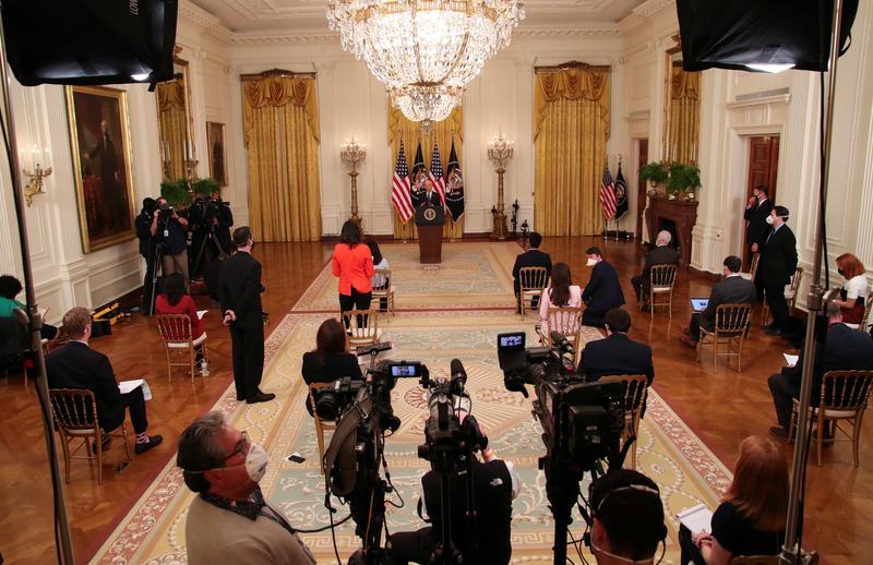 Recuadro: Corea del Norte, inmigración, reelección, agenda principal en la primera conferencia de prensa de Biden en la Casa Blanca
