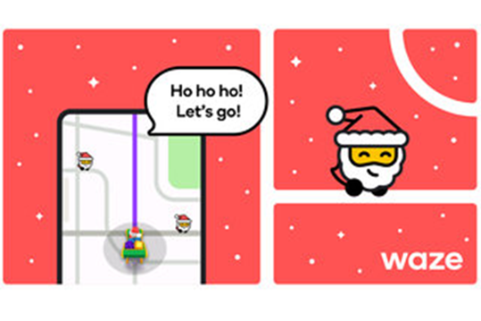 Santa Claus se invita a sí mismo a Waze |  Diario del friki