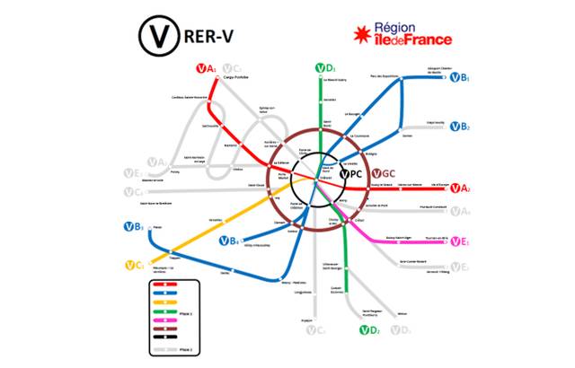 ¡Se han desvelado los primeros cinco ejes del RER-V destinado a bicicletas!