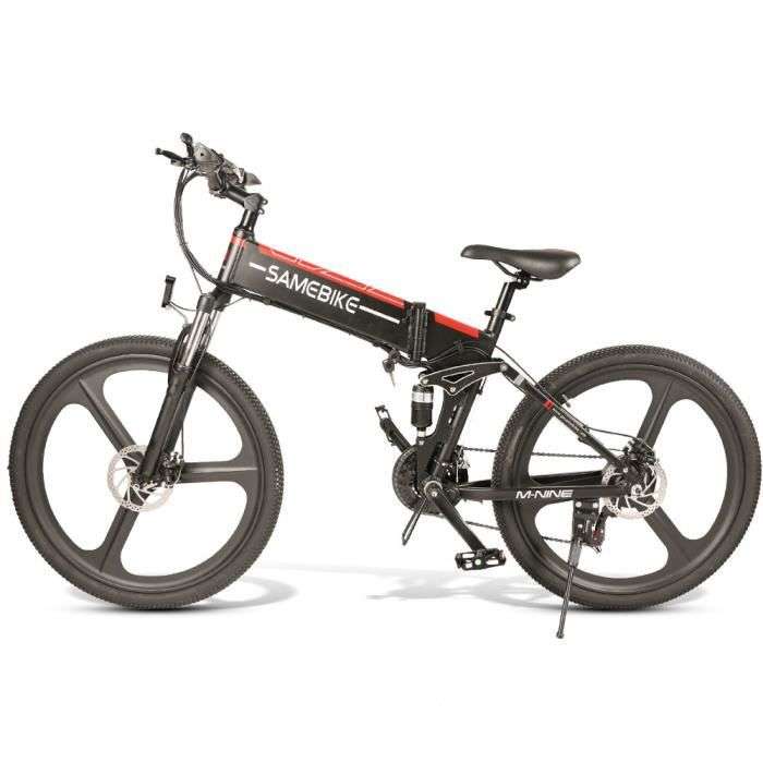 Bon plan : le vélo électrique Ebike pliant-Samebike LO26 E-Scooter © Cdiscount
