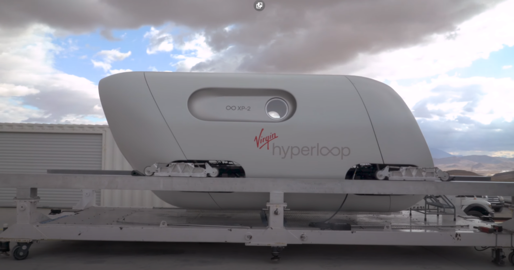 El "Virgin Hyperloop" ha sido probado con pasajeros humanos