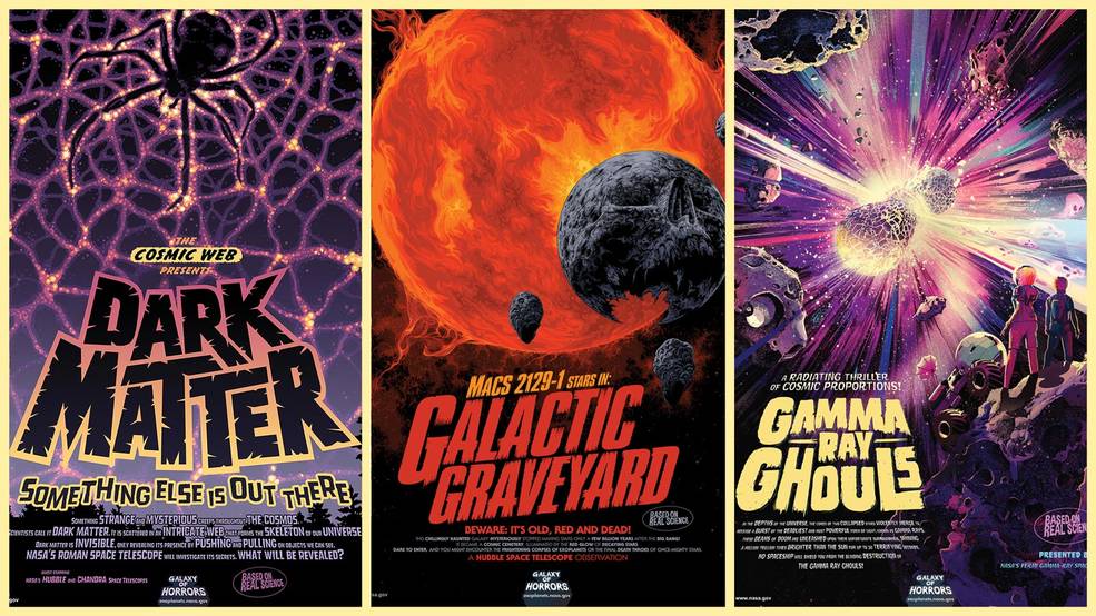 Para Halloween, la NASA lanza una nueva lista de reproducción y carteles retro