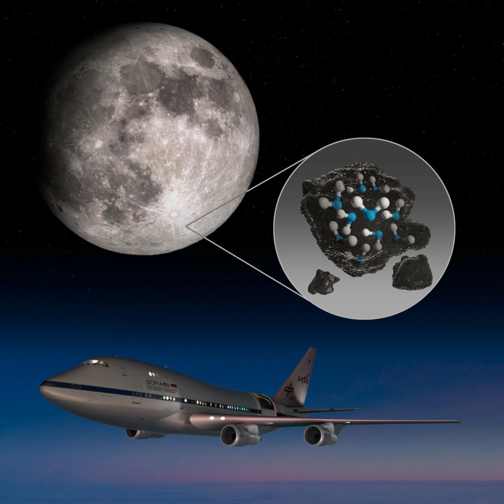 NASA confirma la presencia de agua en la Luna |  Diario del friki