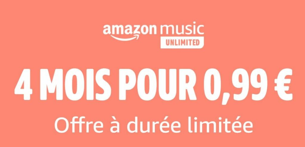 [Bon Plan] ¡Disfruta de 4 meses a 0,99 euros en Amazon Music Unlimited!