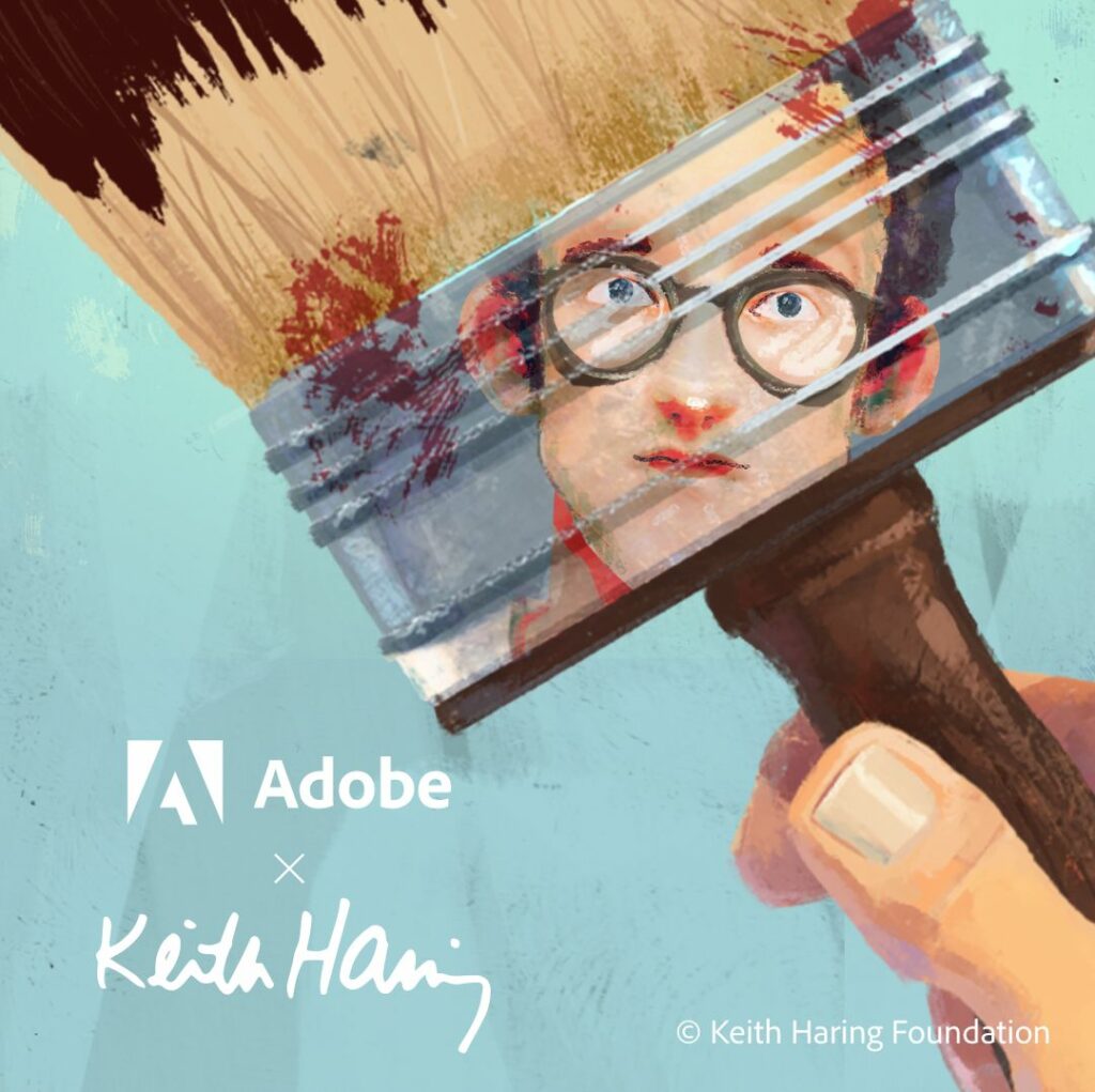 Los pinceles de Keith Haring están en Adobe |  Diario del friki