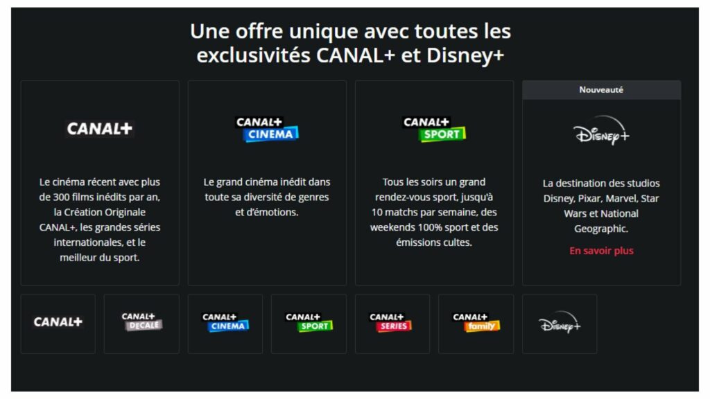 [Bon Plan] Canal + cuesta 19 euros al mes durante 2 años, incluido Disney +