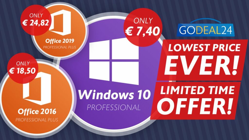 [Durée limitée] Windows 10 por 7,40 € durante la venta flash de otoño de GoDeal24.com！