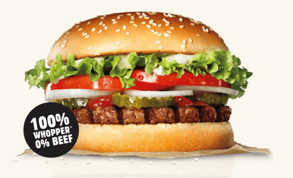 Burger King lanza en Francia el Rebel Whopper, ¡su icónico Whopper sin carne!  |  Diario del friki