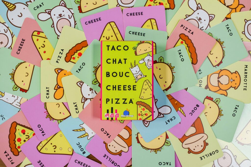 [Test] Taco Chat Bouc Cheese Pizza, un loco juego de mesa para llevar a todas partes |  Diario del friki