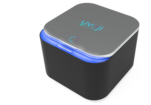 Esta caja UV desinfecta teléfonos inteligentes y máscaras contra COVID-19