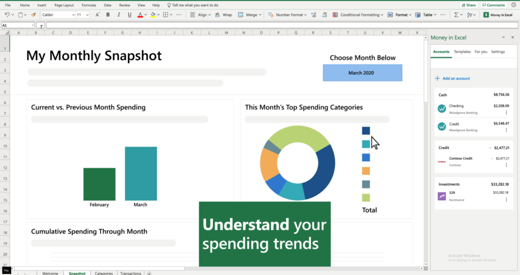 Microsoft lanza un modelo para administrar su dinero en Excel