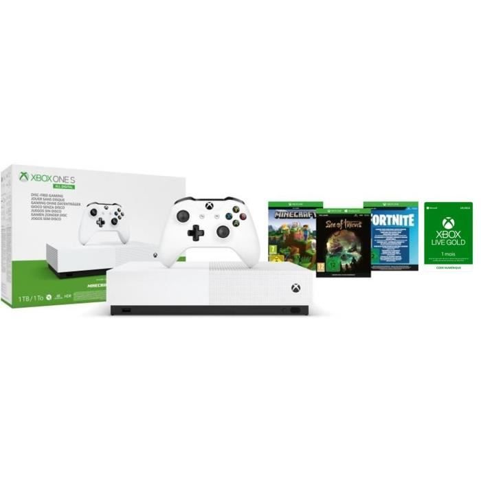 [Bon Plan] ¡Los juegos de Xbox One S All Digital 1TB + 3 se reducen a 149,99 euros!  |  Diario del friki