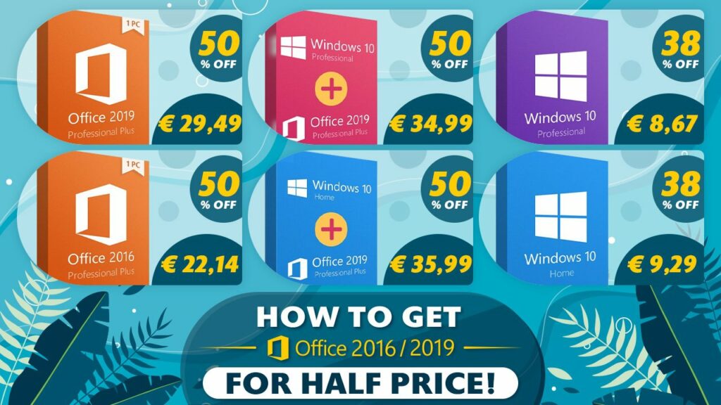 Oferta de verano: ¡aprovecha el software de Microsoft al -50% y Windows 10 a 8,67 €!  |  Diario del friki