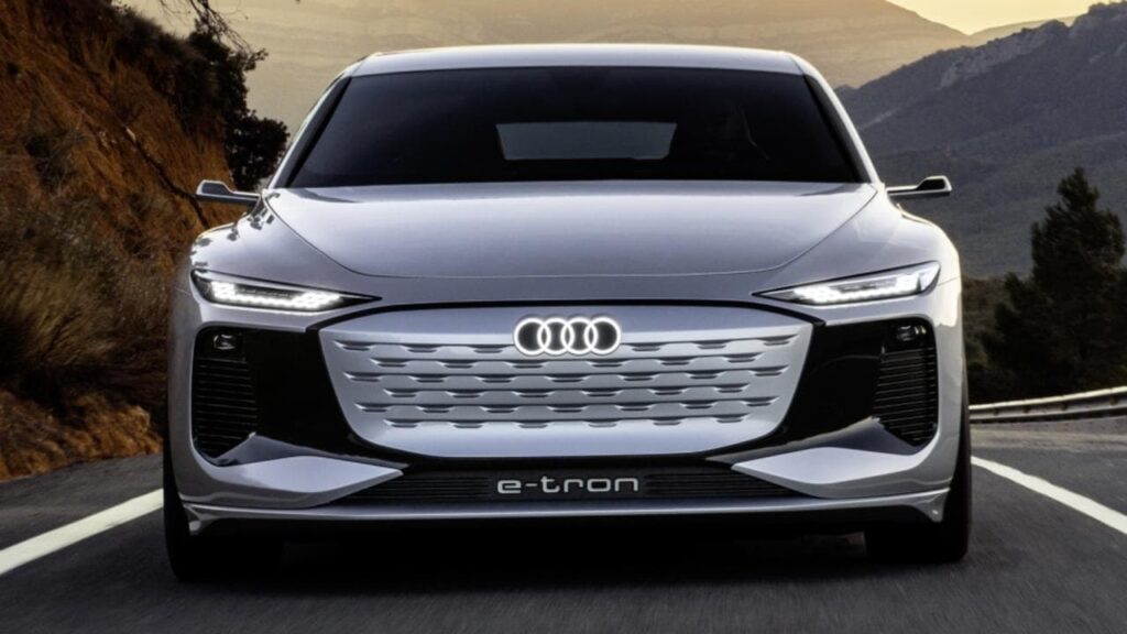 Audi A6 e-tron concept car presentado en el Salón del Automóvil de Shanghai 2021