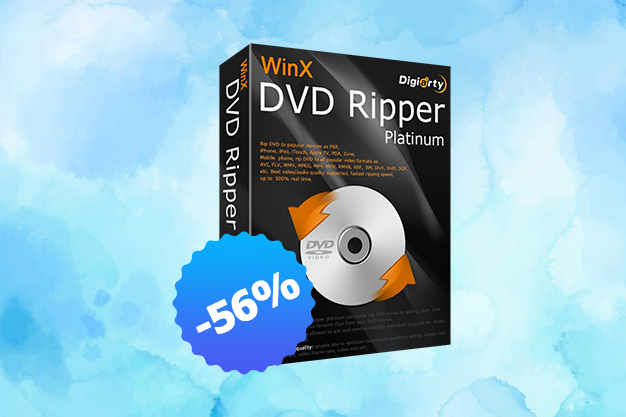 [Bon Plan] WinX DVD Ripper, un software para digitalizar DVD antiguos al -56%.