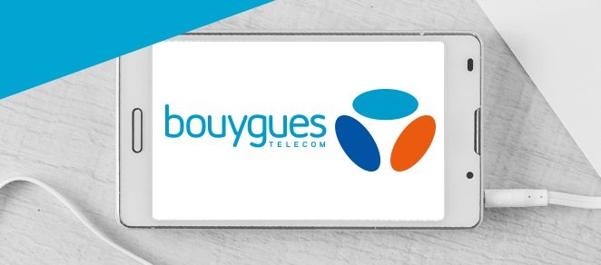 Logotipo de Bouygues en un teléfono inteligente.