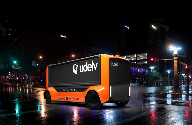 Los equipos de Intel Mobileye con la startup Udelv sobre entrega automatizada