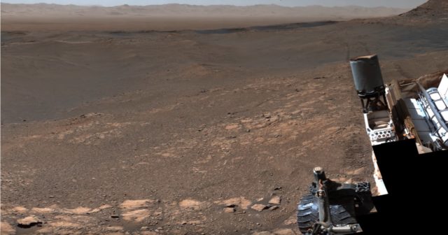 Panorama tomado por Mars Curiosity.