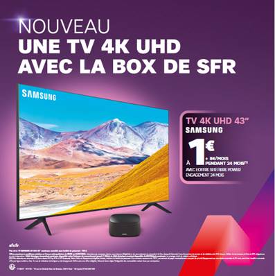SFR también lanza una oferta que combina un Internet Box y un televisor |  Diario del friki
