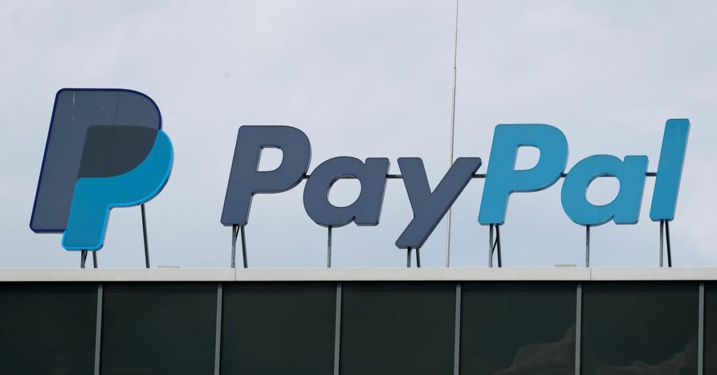 The German headquarters of the electronic payments division PayPal is pictured at Europarc Dreilinden business park south of Berlin in Kleinmachnow, Germany, August 6, 2019. REUTERS/Fabrizio Bensch