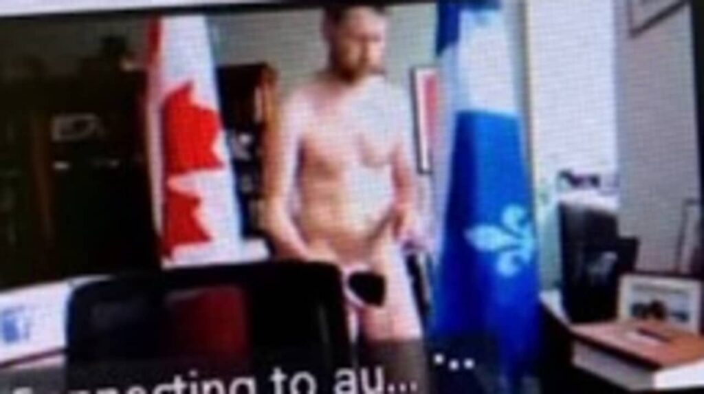 MP canadiense atrapado desnudo durante videoconferencia