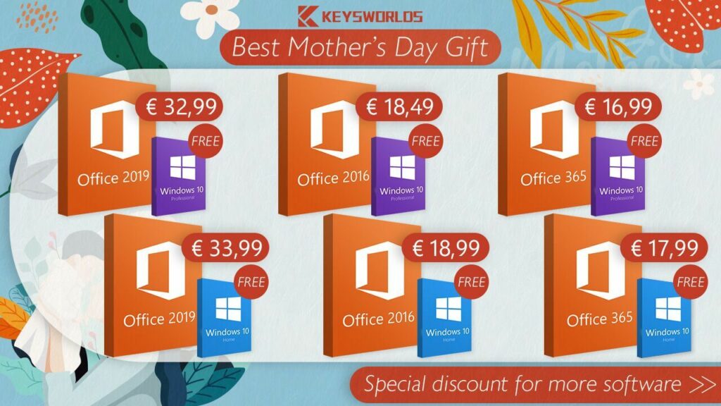 [Bon Plan] Promoción del Día de la Madre: ¡Obtenga Windows 10 gratis!  |  Diario del friki