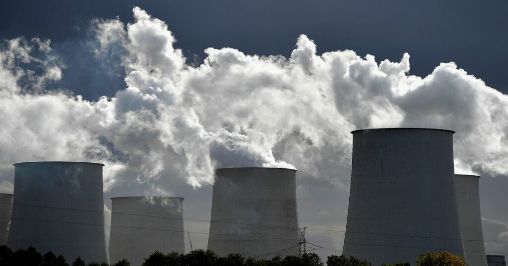 General view of the coal power plant of German LEAG energy company, in Jaenschwalde, Germany, October 21, 2021. Picture taken October 21, 2021. REUTERS/Matthias Rietschel/File Photo