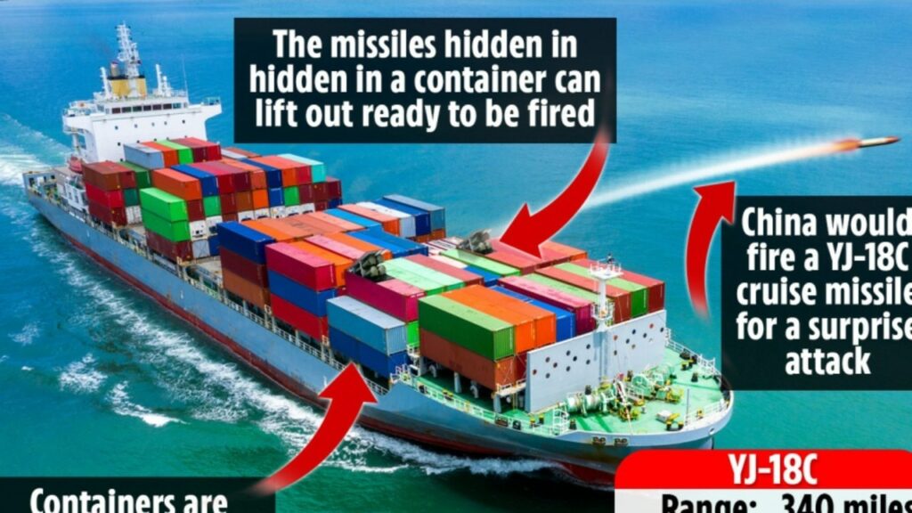 China temía estar escondiendo misiles en contenedores de envío