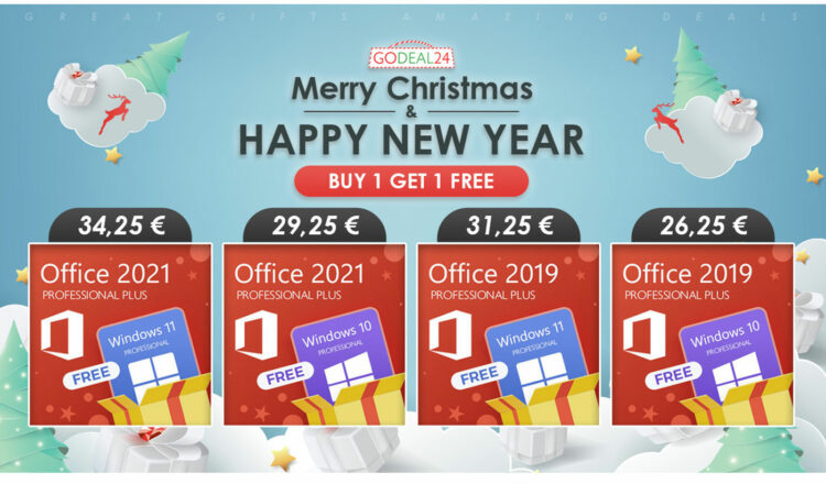 Ofertas de fin de año: ¡GoDeal24 le ofrece Windows 11 por la compra de Office sui!