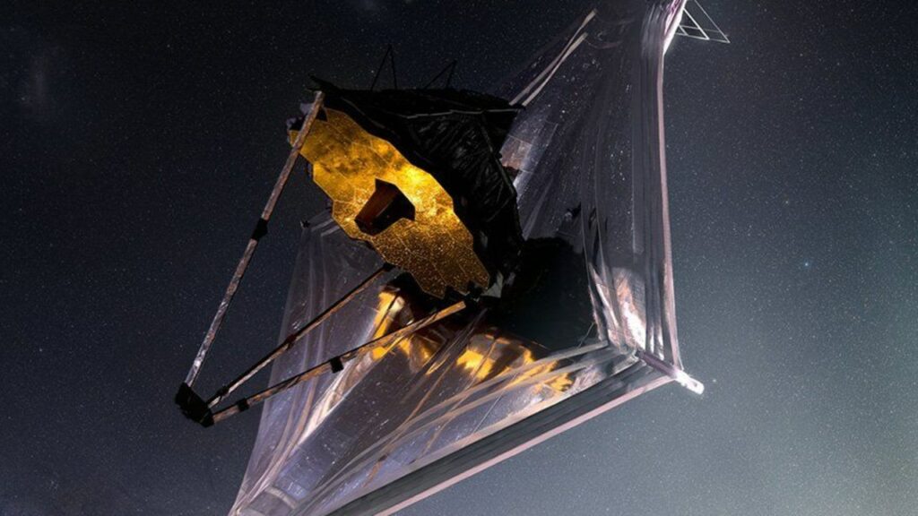 El telescopio James Webb de la NASA despliega un parasol en el espacio