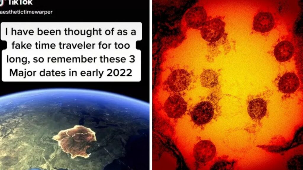'Time traveller' revela predicciones para 2022, incluida una nueva cepa de Covid y un híbrido humano-chimpancé