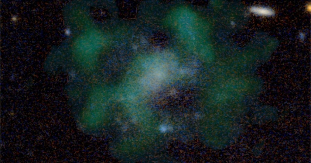 Astrónomos descubren una extraña galaxia sin materia oscura