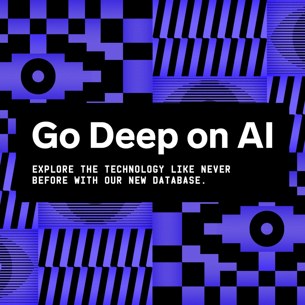 Profundice en la IA Explore la tecnología como nunca antes con nuestra nueva base de datos.