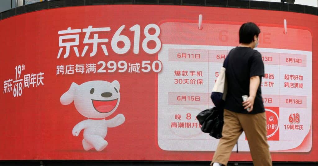 JD.com de China registra el crecimiento más lento de la historia en el evento de compras "618".