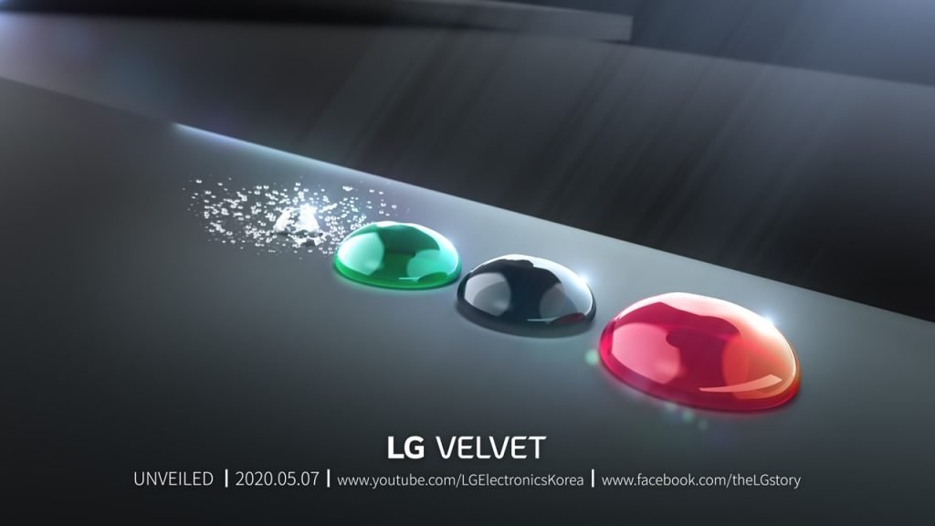 El LG Velvet, es para el 7 de mayo