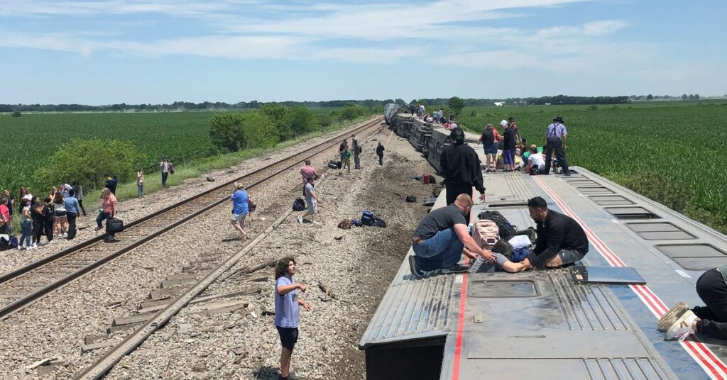 Cuarta persona muere tras descarrilamiento de tren de Amtrak en Missouri