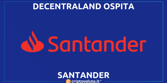 SANTANDER SU DECENTRALAND