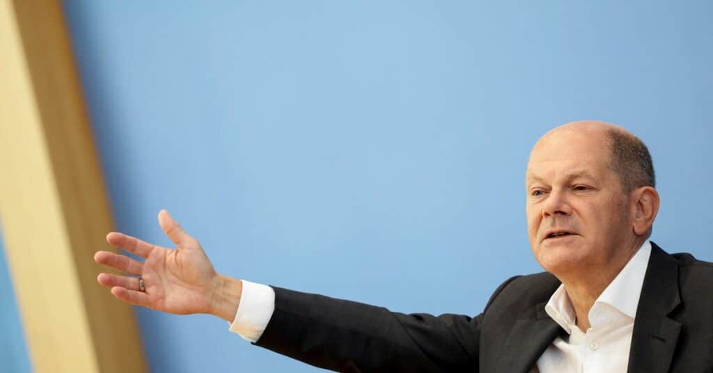 German chancellor Scholz holds summer news conference in Berlin