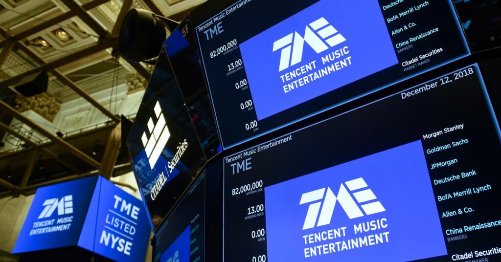 Tencent Music opta por cotizar en Hong Kong para su presentación, para debutar la próxima semana