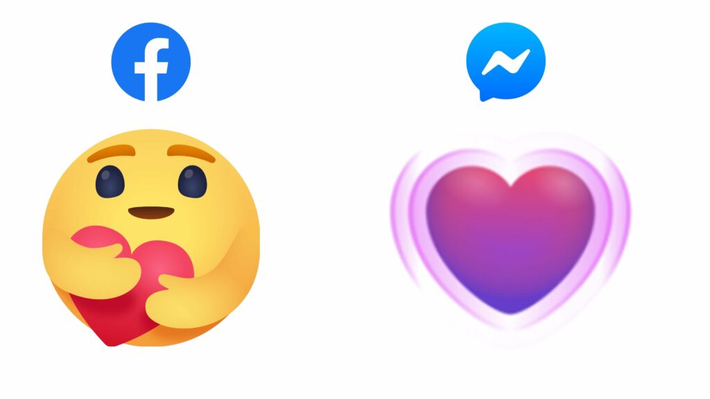 Nuevas reacciones cálidas en Facebook y Messenger