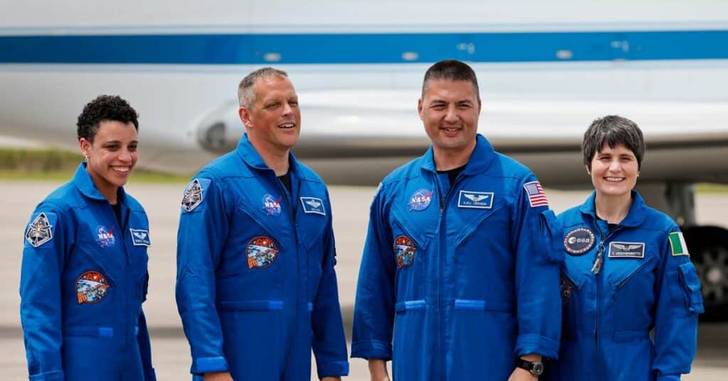Astronauts arrive ahead of Crew Dragon spacecraft launch in Cape Canaveral